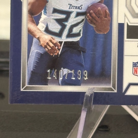 2023 Tyjae Spears Panini Obsidian 140/199 Autograph Rookie Card - Picture 3 of 4